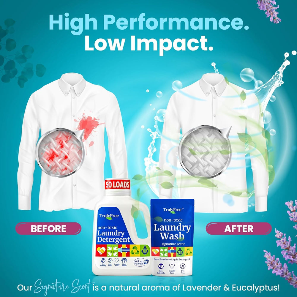 Truly Free septic-safe formula supports household plumbing and systems.