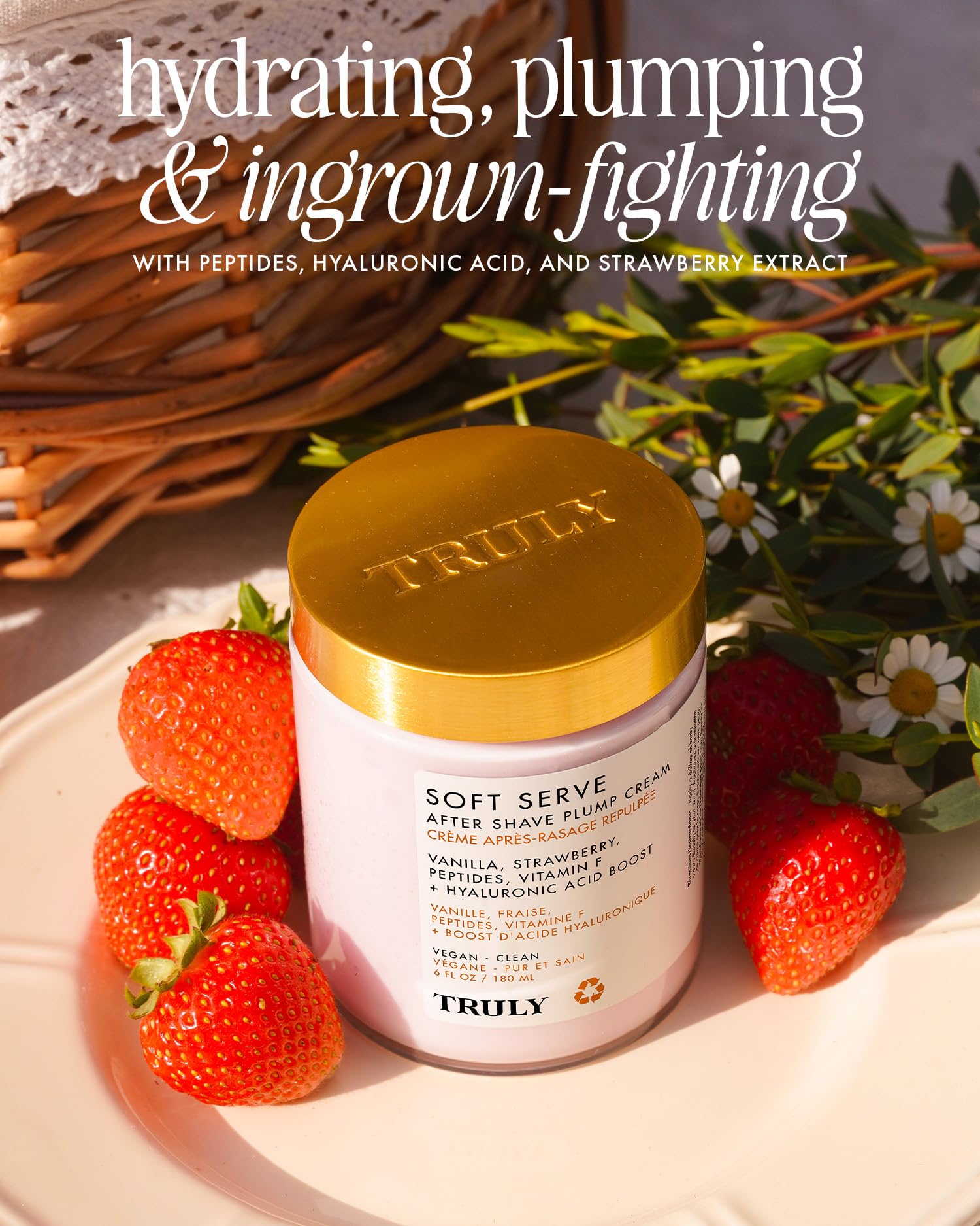 Truly Soft Serve cream pump shows easy application and quick absorption.