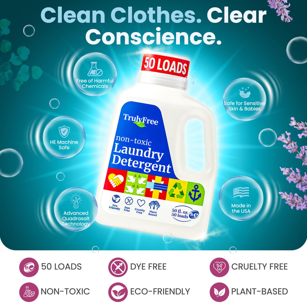 Truly Free baby clothes-safe formula gentle on delicate fabrics