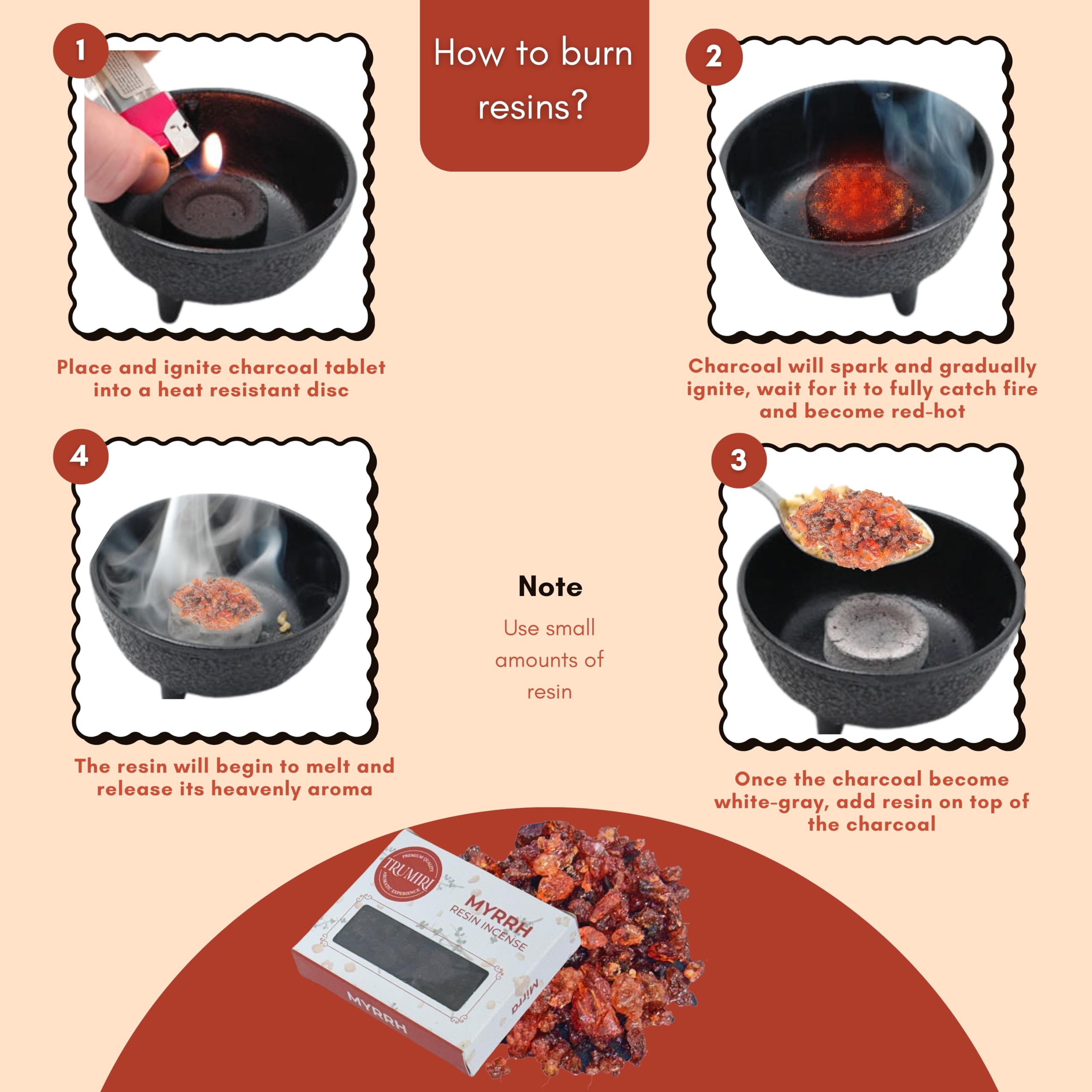 TRUMIRI Mirra traditional-use scene reflects timeless incense ceremonies.