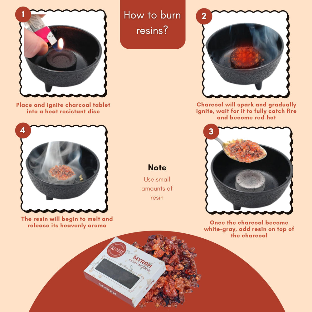 TRUMIRI Mirra traditional-use scene reflects timeless incense ceremonies.