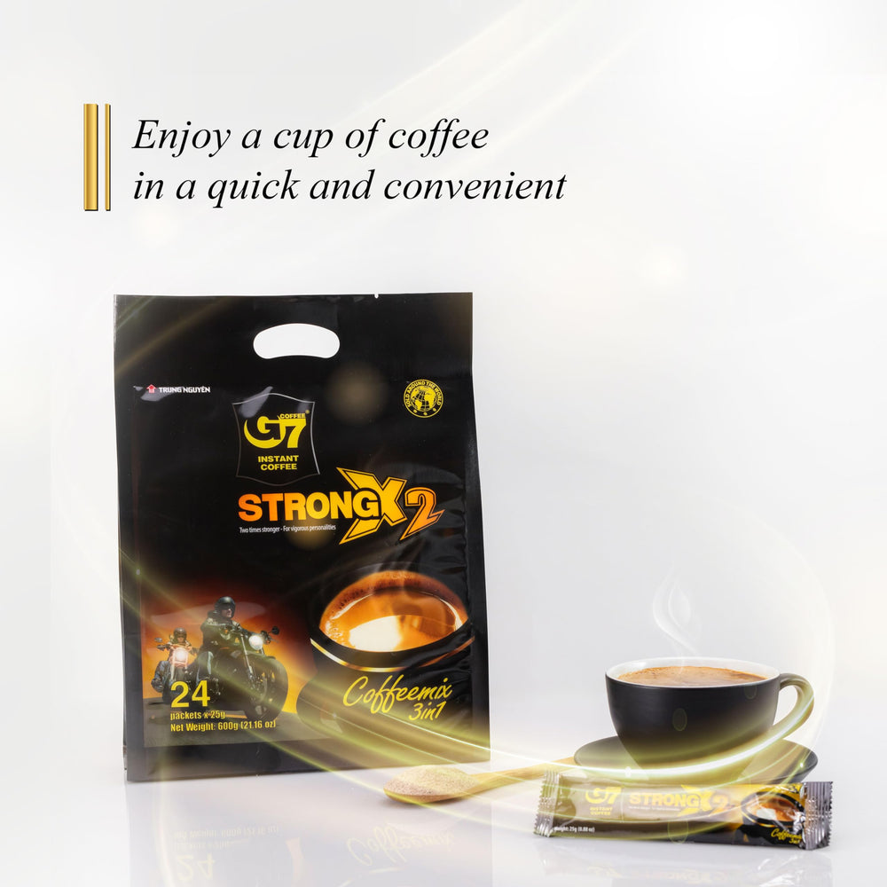 TRUNG NGUYEN Legend G7 ready in under a minute with hot water.