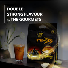 TRUNG NGUYEN Legend G7 travel-friendly packaging for on-the-go coffee.