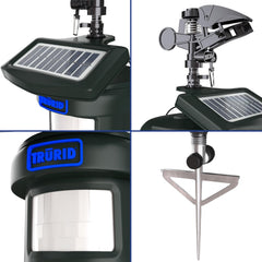 TRURID outdoor deterrent device helps deter raccoons and skunks