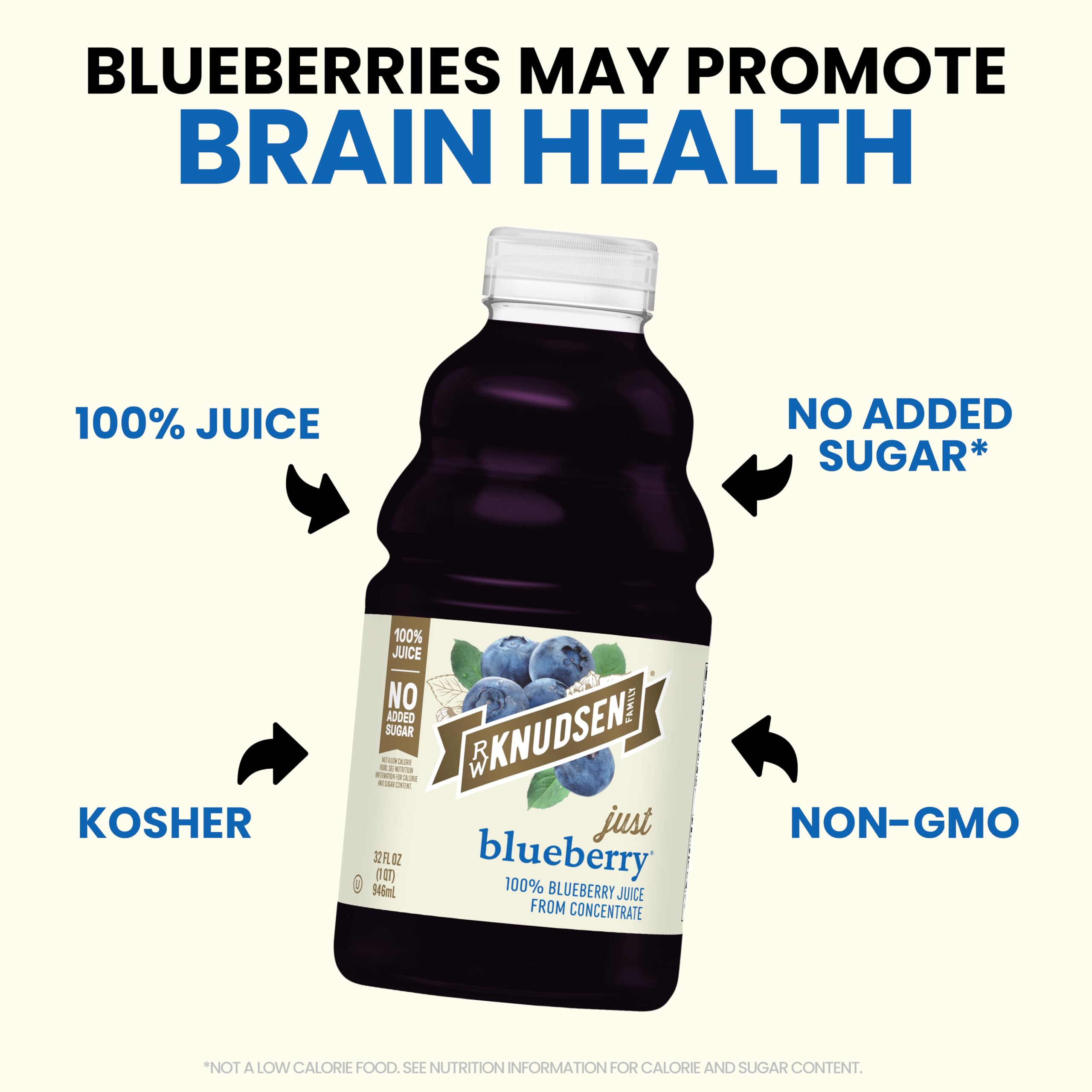 truRoots blueberry juice served over ice, ideal for cocktails or mocktails