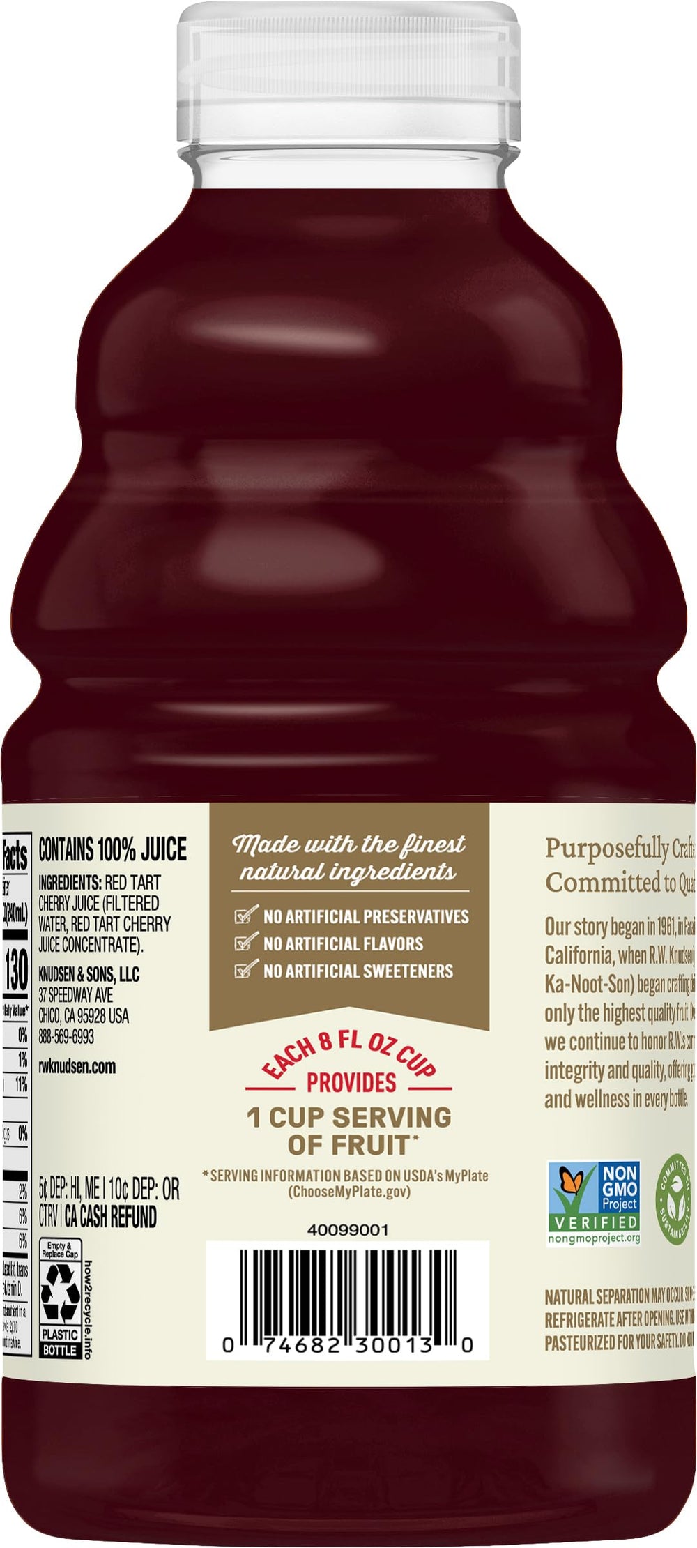 Smoothie-ready tart cherry juice blended into a bright morning drink.