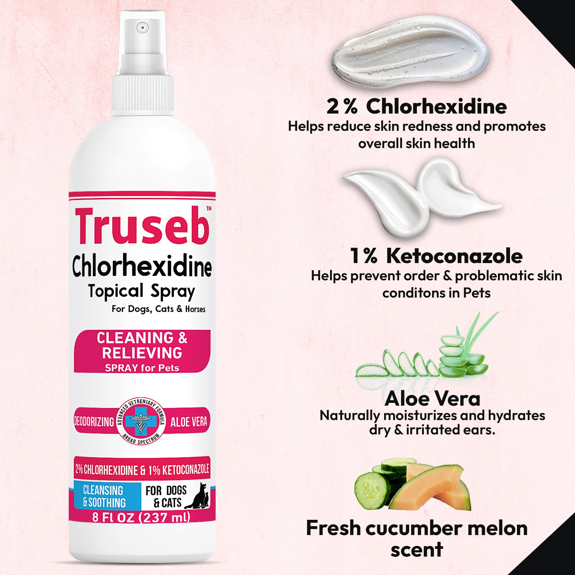 Truseb Face folds cleaning demonstrates gentle cleansing action on facial folds.