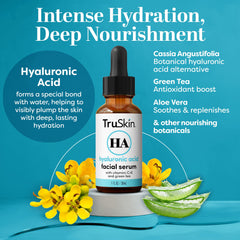 TruSkin Hyaluronic Serum dispensing pump for precise, easy application.
