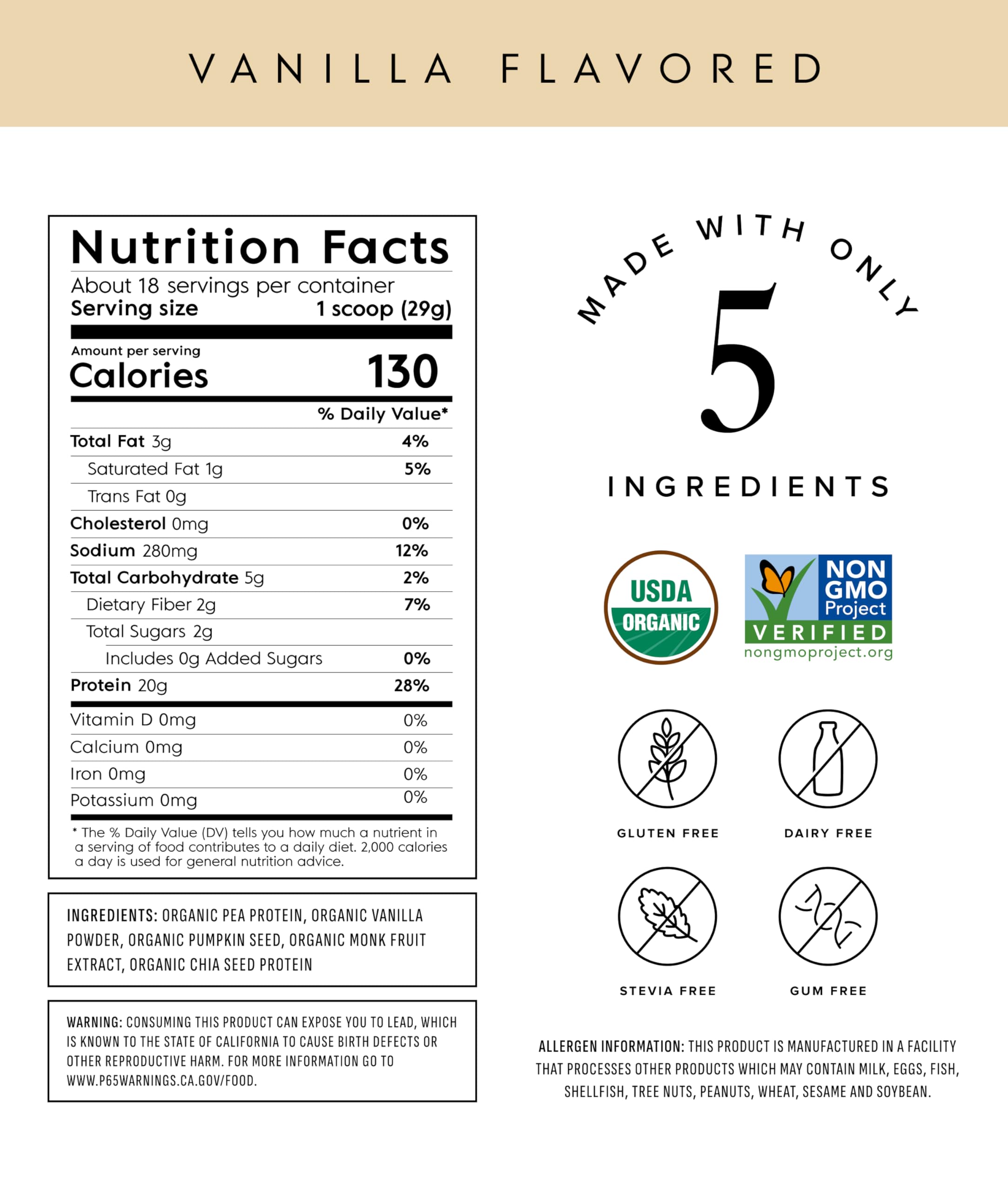 Truvani vanilla protein bag ready for pantry use and keto-friendly meals.