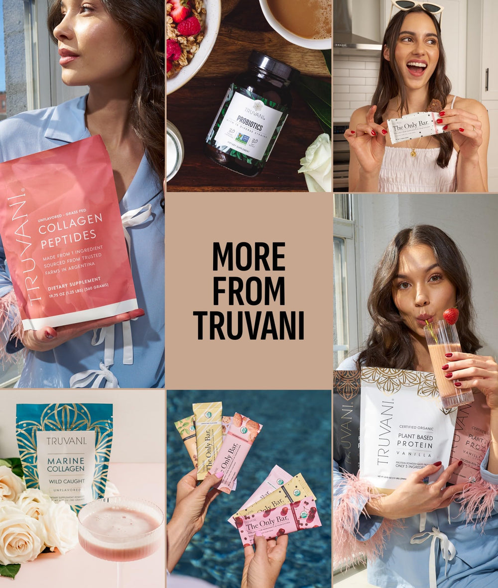Truvani ready-to-use smoothie idea with a protein boost.