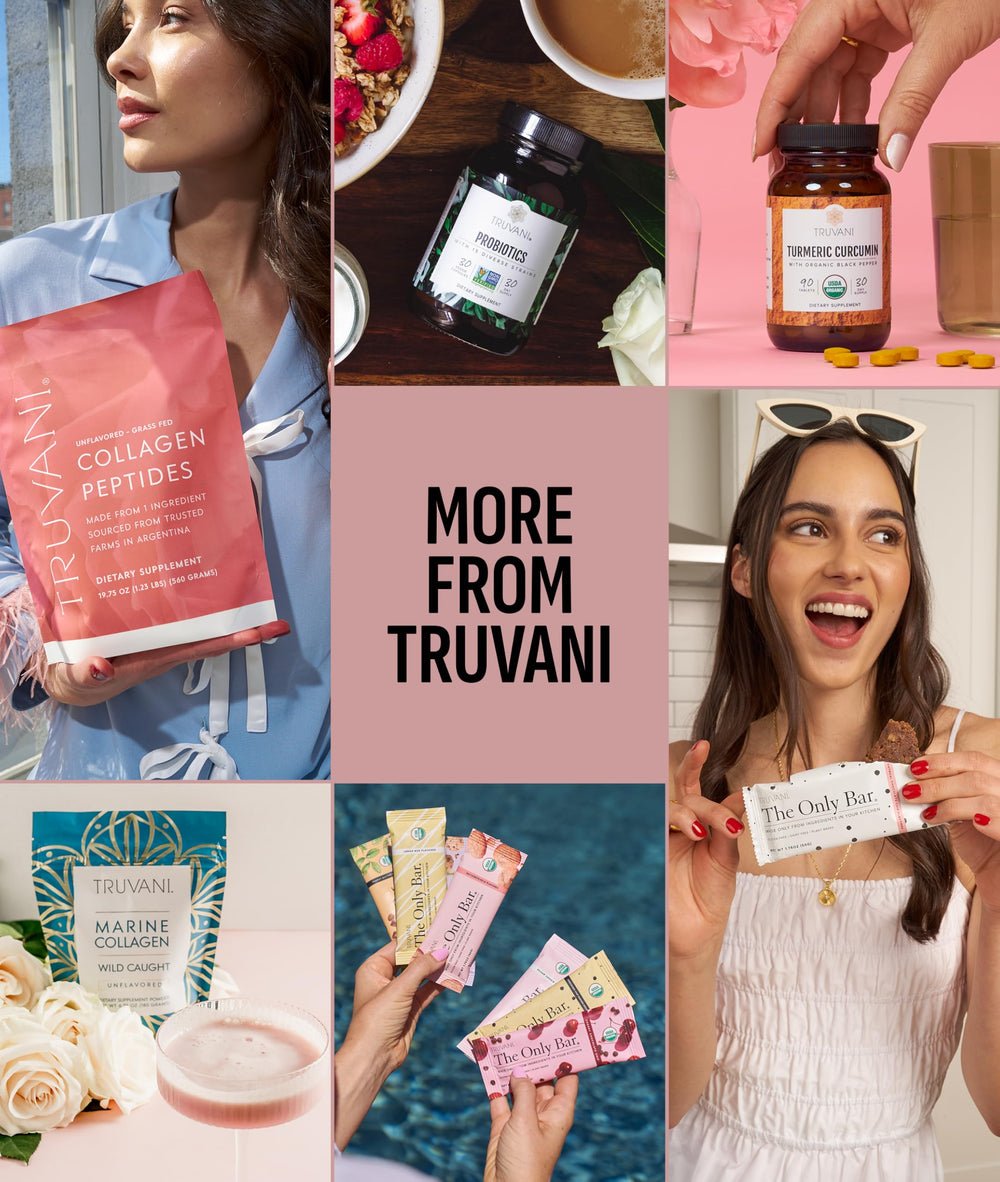 Truvani no-added-sugar formula box art illustrates clean label appeal.