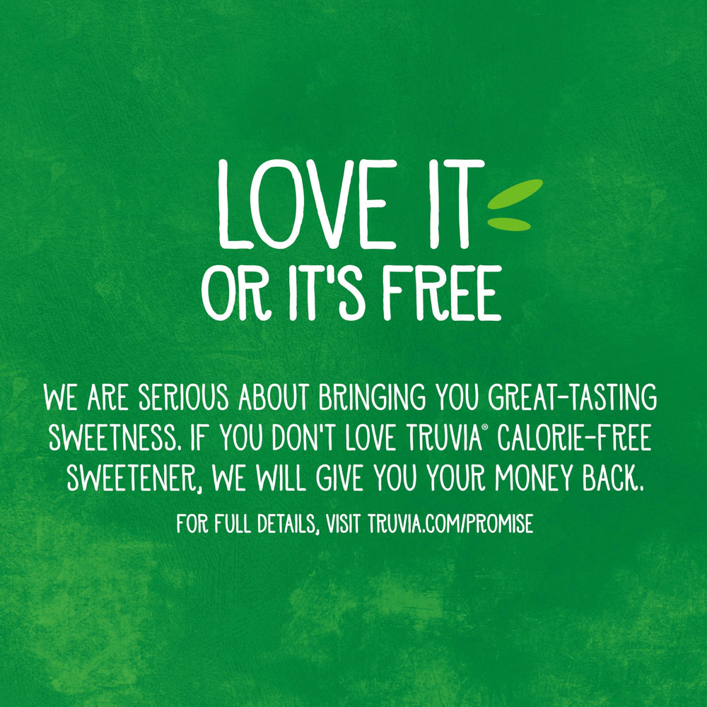 Truvia Original packets for baking provide measured, sugar-like sweetness.