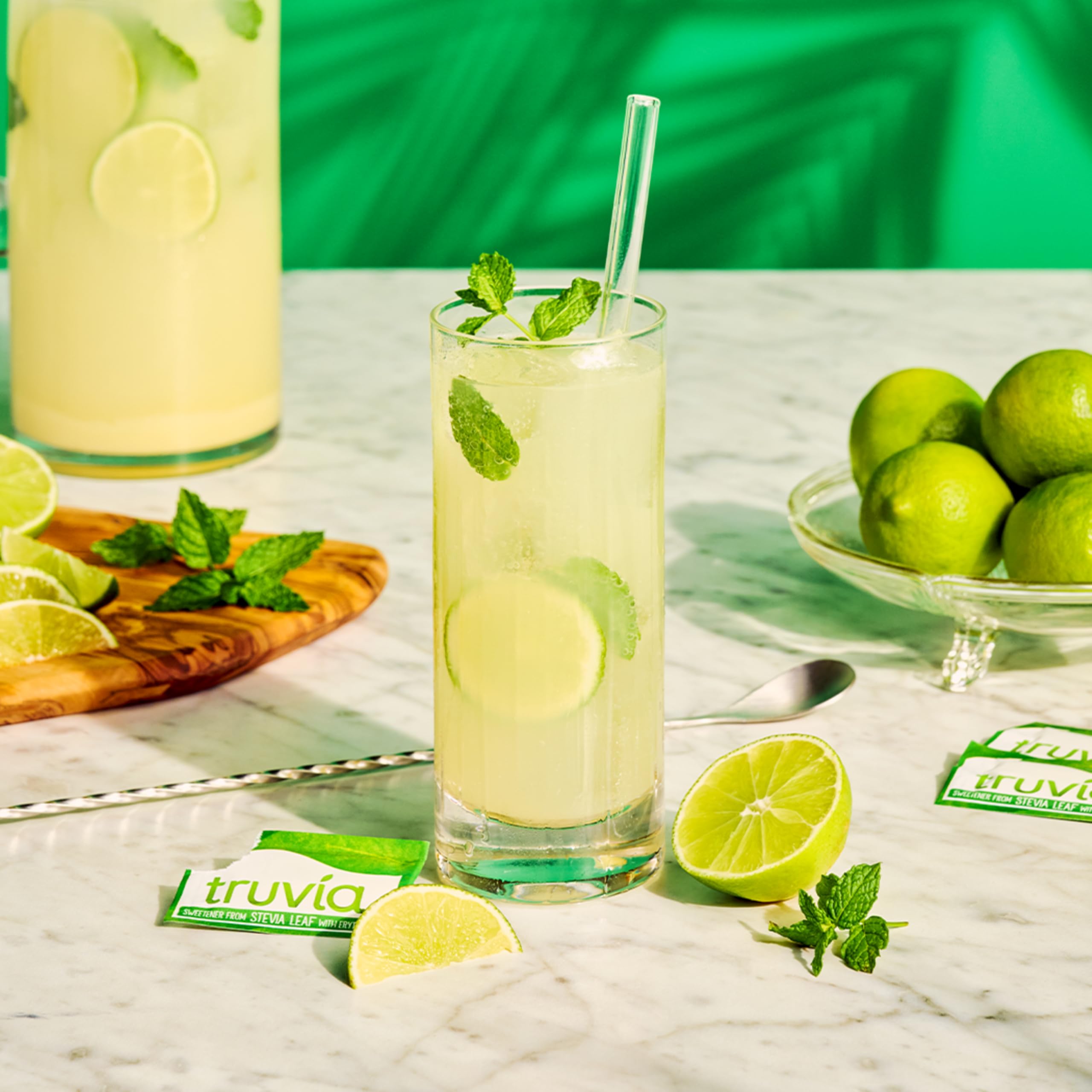 Truvia Original packets over yogurt deliver creamy, sugar-free sweetness.