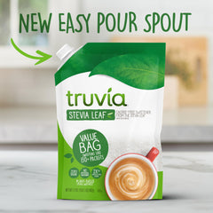 Spoonful of Truvia Original ready to sweeten coffee or tea