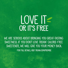 Cup of coffee with Truvia Sweet Complete enhancing flavor without calories