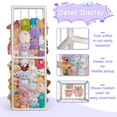 Trycooling vertical zoo cage side view demonstrates space-saving design