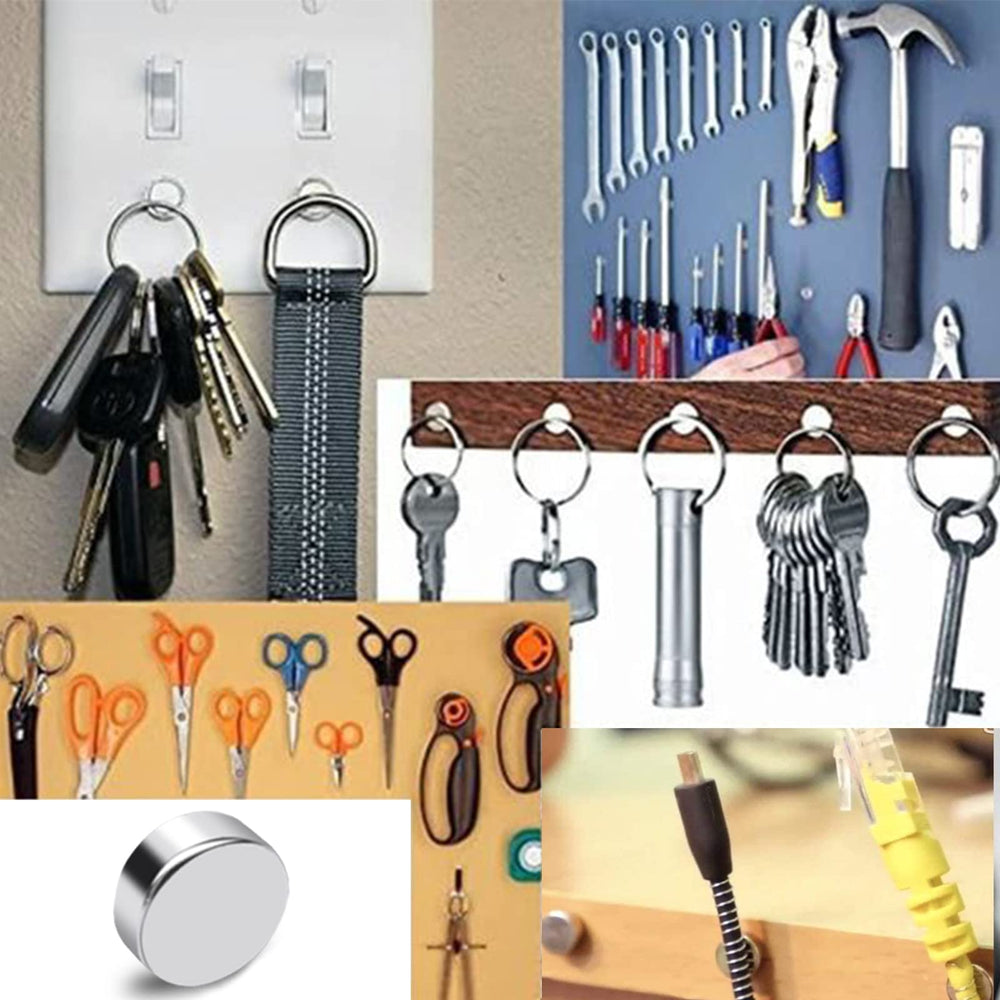 TRYMAG fridge magnets suited for kitchen organization and planning.