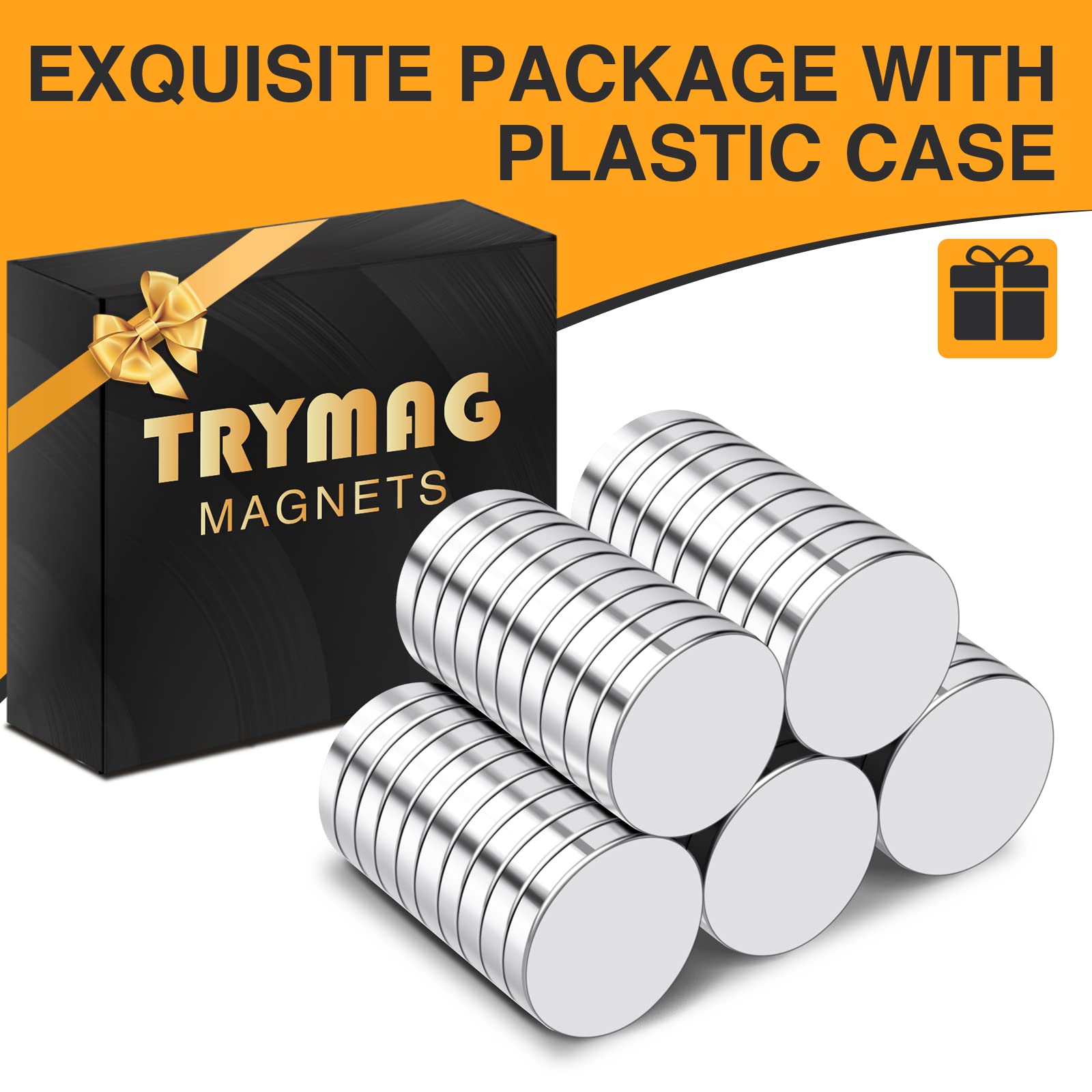 TRYMAG magnets on map or photo wall for quick organization