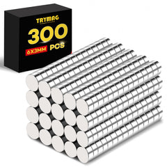 TRYMAG small-6x3mm magnets set for crafts and mini models.
