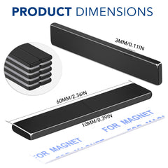 TRYMAG magnet bar holds at least 18 lb in direct pull scenario.