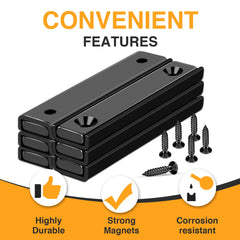 TRYMAG magnet with Ni-Cu-Ni coating for corrosion resistance.