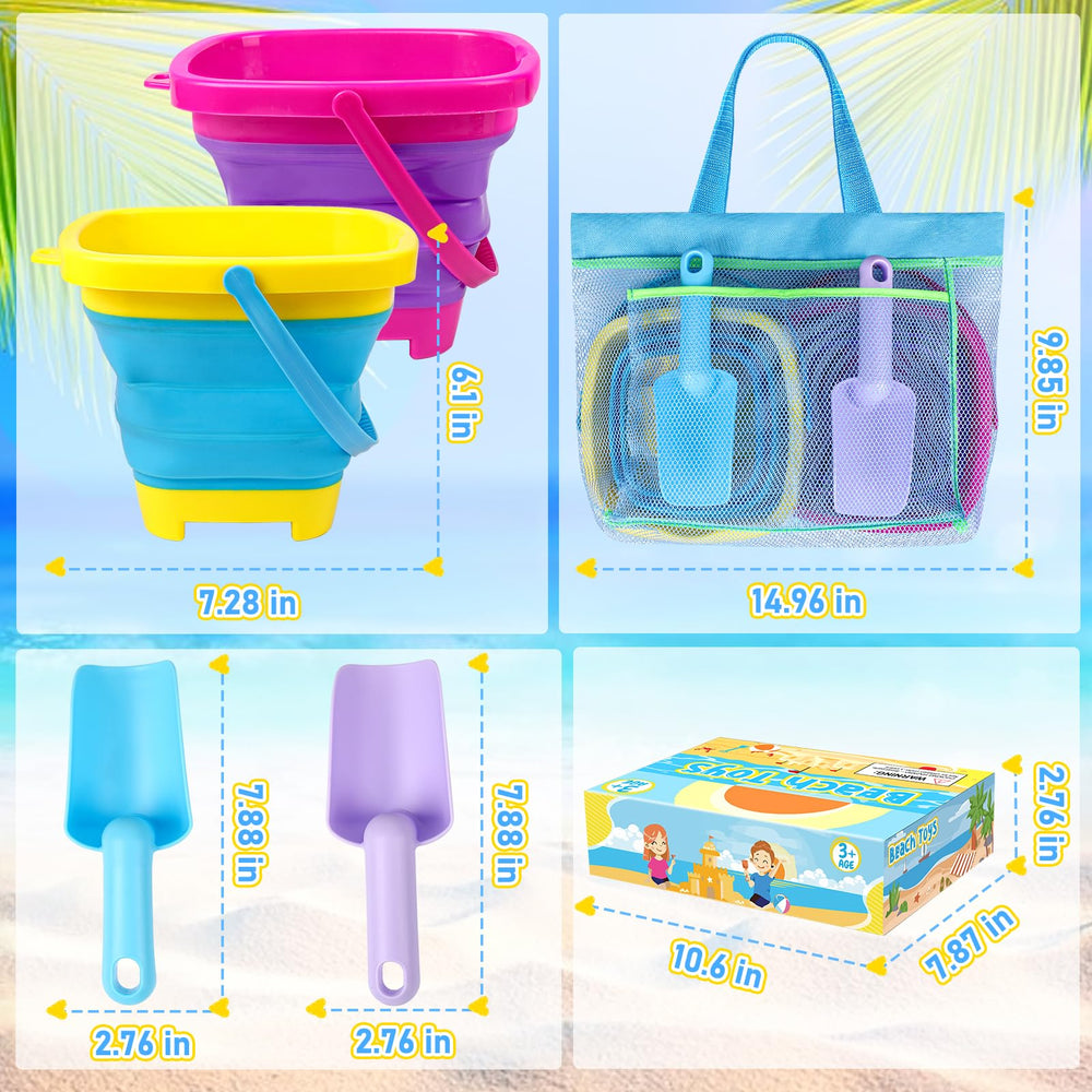 TSDATOWR travel-ready beach toy set ideal for trips