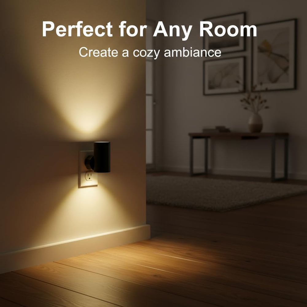 TSEXES compact plug-in design leaves a second outlet free for use.