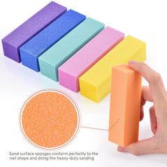 TsMADDTs colorful buffer blocks in six colors for gentle polishing