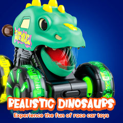 Tsomtto Monster Truck LED wheels illuminate during toddler playtime