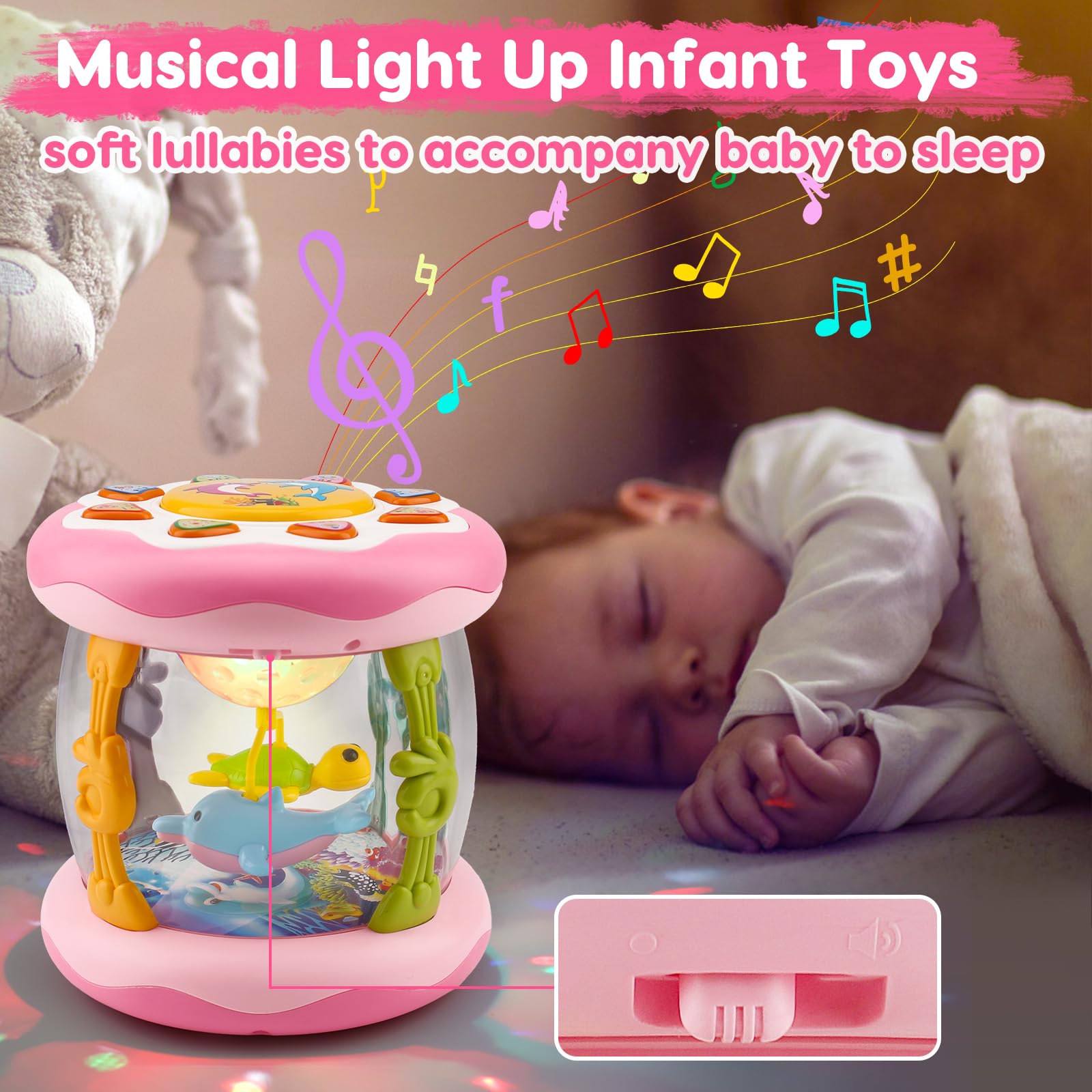 Tsomtto Ocean Projector uses safe, non-toxic materials for worry-free play.