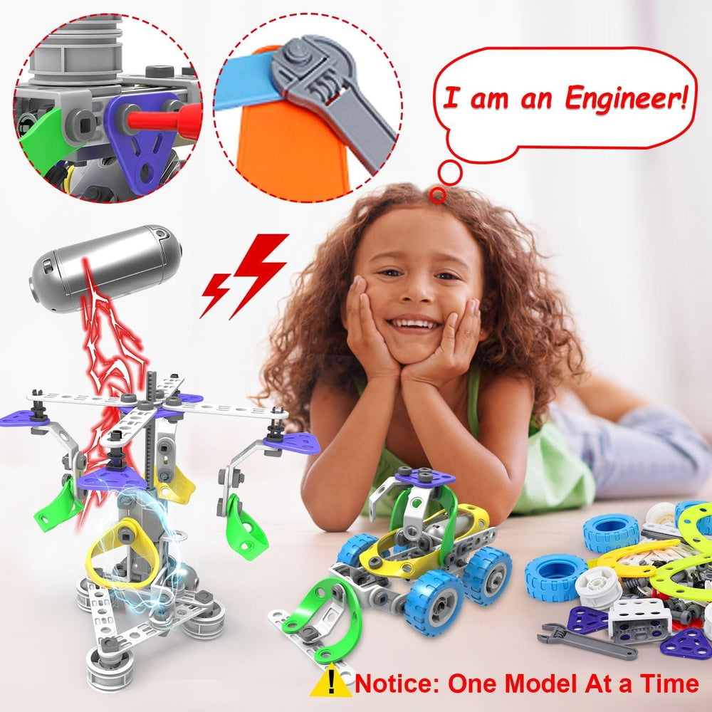 Tsomtto 10-in-1 racing car model nurtures engineering curiosity.