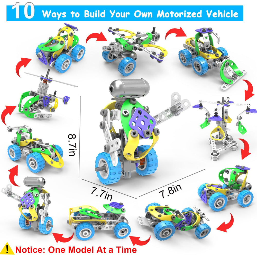Tsomtto 10-in-1 UTV car model boosts construction skills.