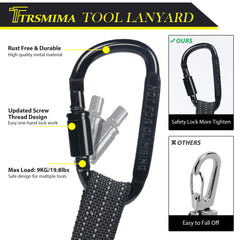 TRSMIMA anti-slip shock-absorbent nylon strap for durable use