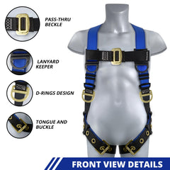 TT TRSMIMA safety harness dorsal D-ring for secure fall protection