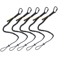 TRSMIMA safety tether with screw-lock carabiner securing tools on a ladder
