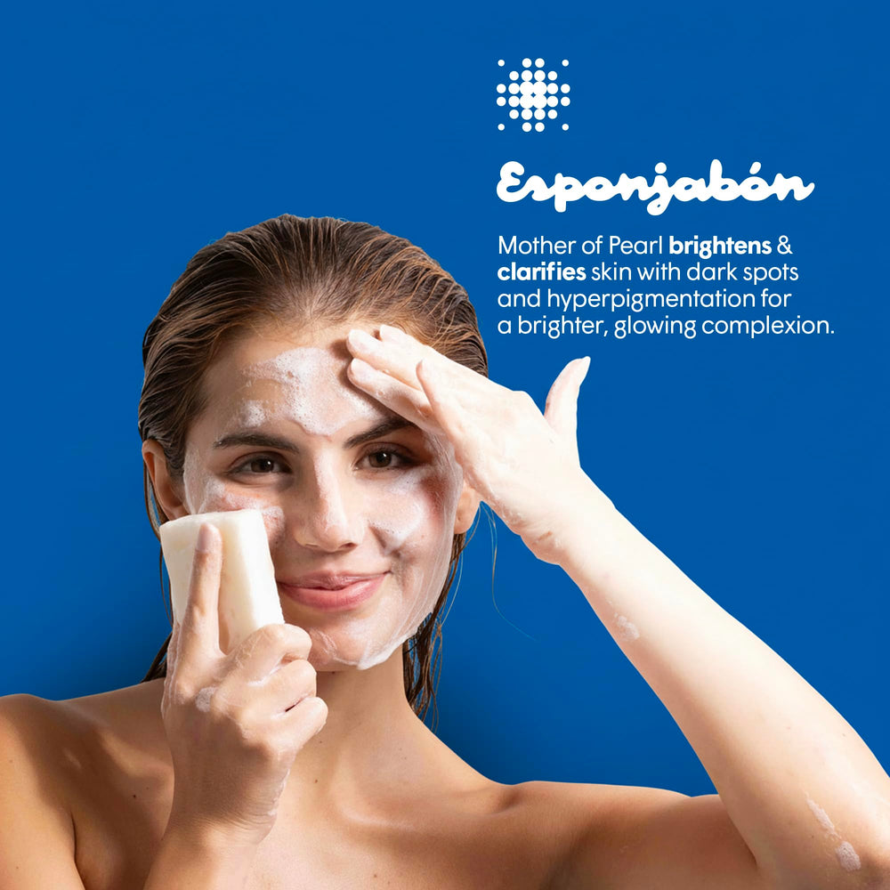 T.Taio sponge exfoliating feet while removing dirt and oil.