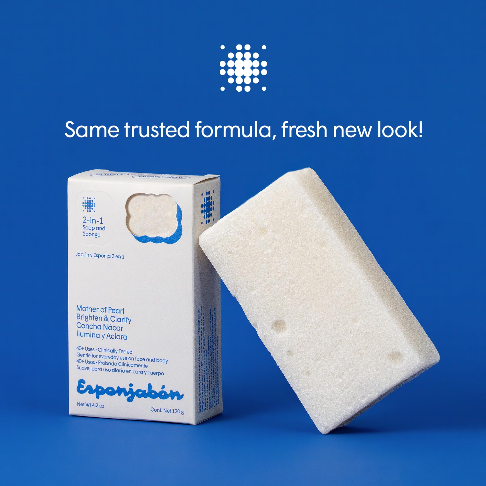 T.Taio sponge close-up showing lather and gentle cleansing.