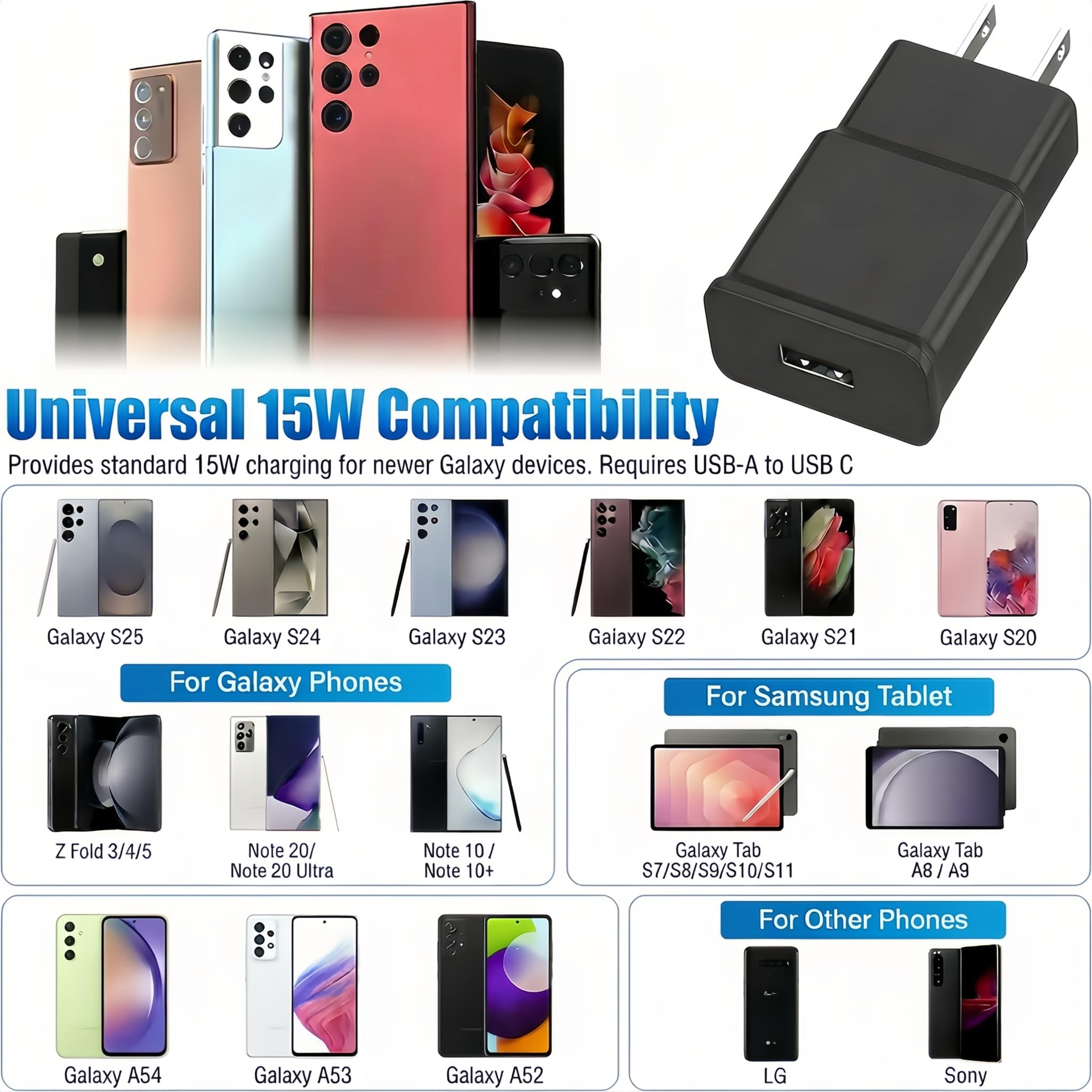 TT&C travel-friendly design fits outlets anywhere when charging.