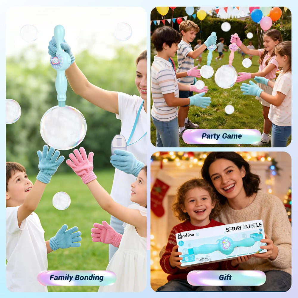 TTKADIY Elastic Bubble Fog Wand enhances backyard play with magical mist.