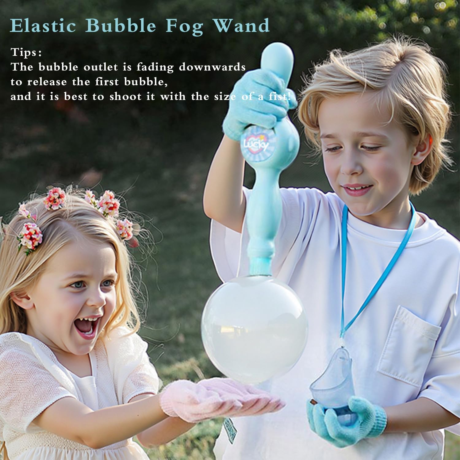 TTKADIY Elastic Bubble Fog Wand brightens parties with color and light.