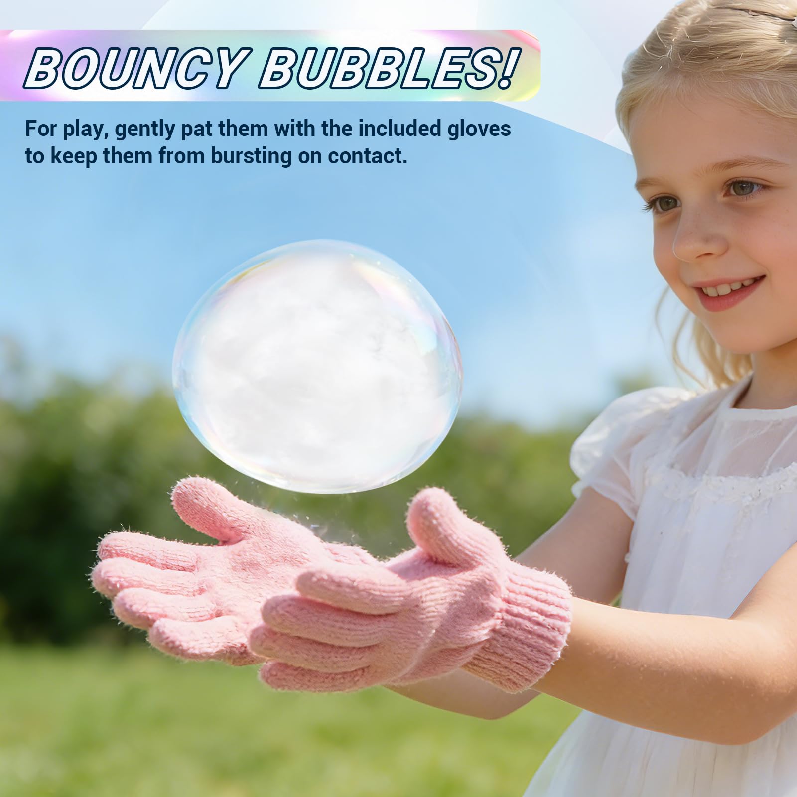 TTKADIY Elastic Bubble Fog Wand creates water mist bubbles for dreamy play.