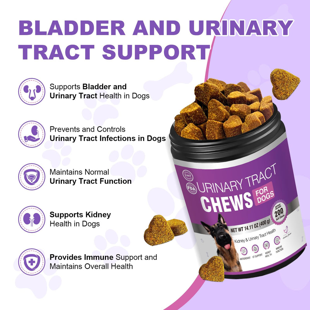 TTLXBL dog uti cranberry-chews closeup shows tasty, easy-to-administer urinary care.