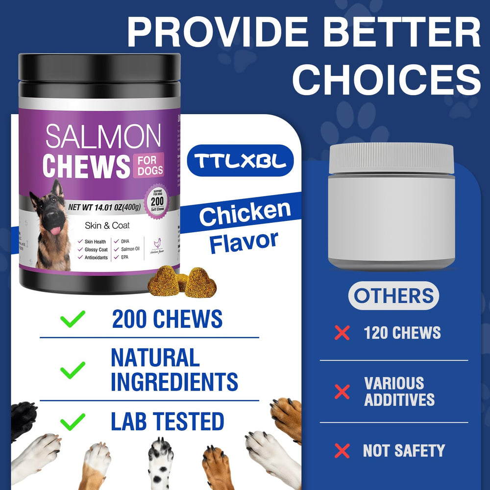 TTLXBL easy-to-feed chicken-flavor chews for daily care