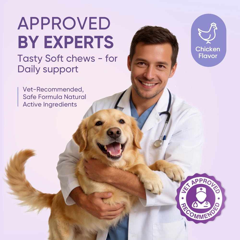 TTLXRL calming chews vet-approved safe natural ingredients.