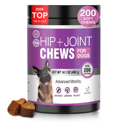 TTLXRL Glucosamine for Dogs packaging label highlights joint support for mobility.