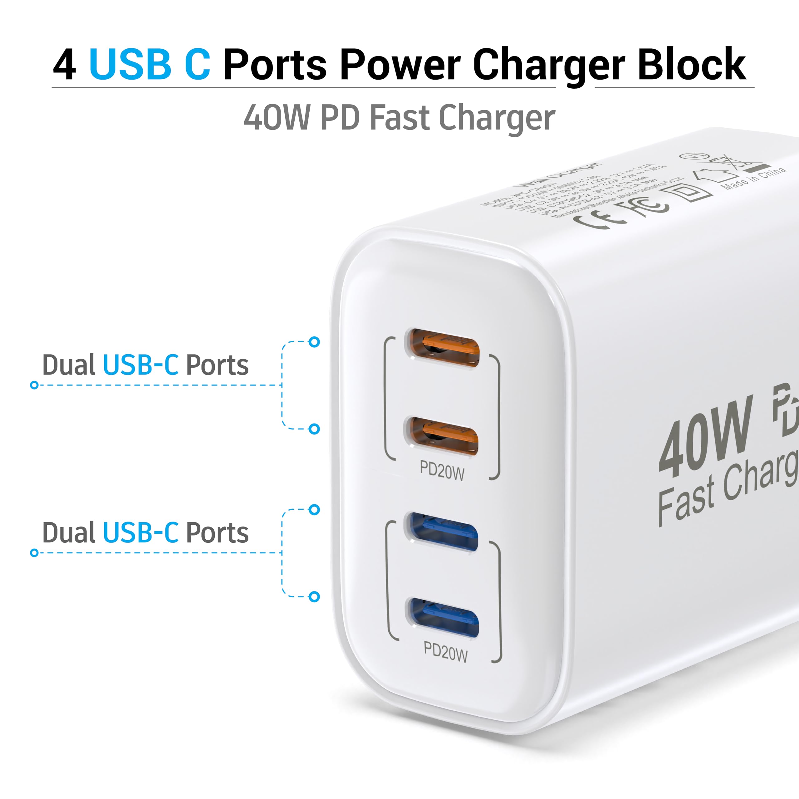 TT&C charger in use with phones on a table demonstrating real world charging