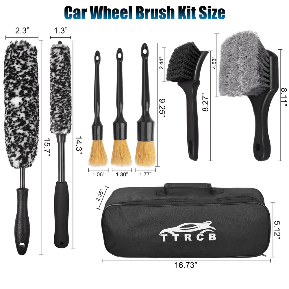 TTRCB Storage bag with brushes keeps detailing kit organized