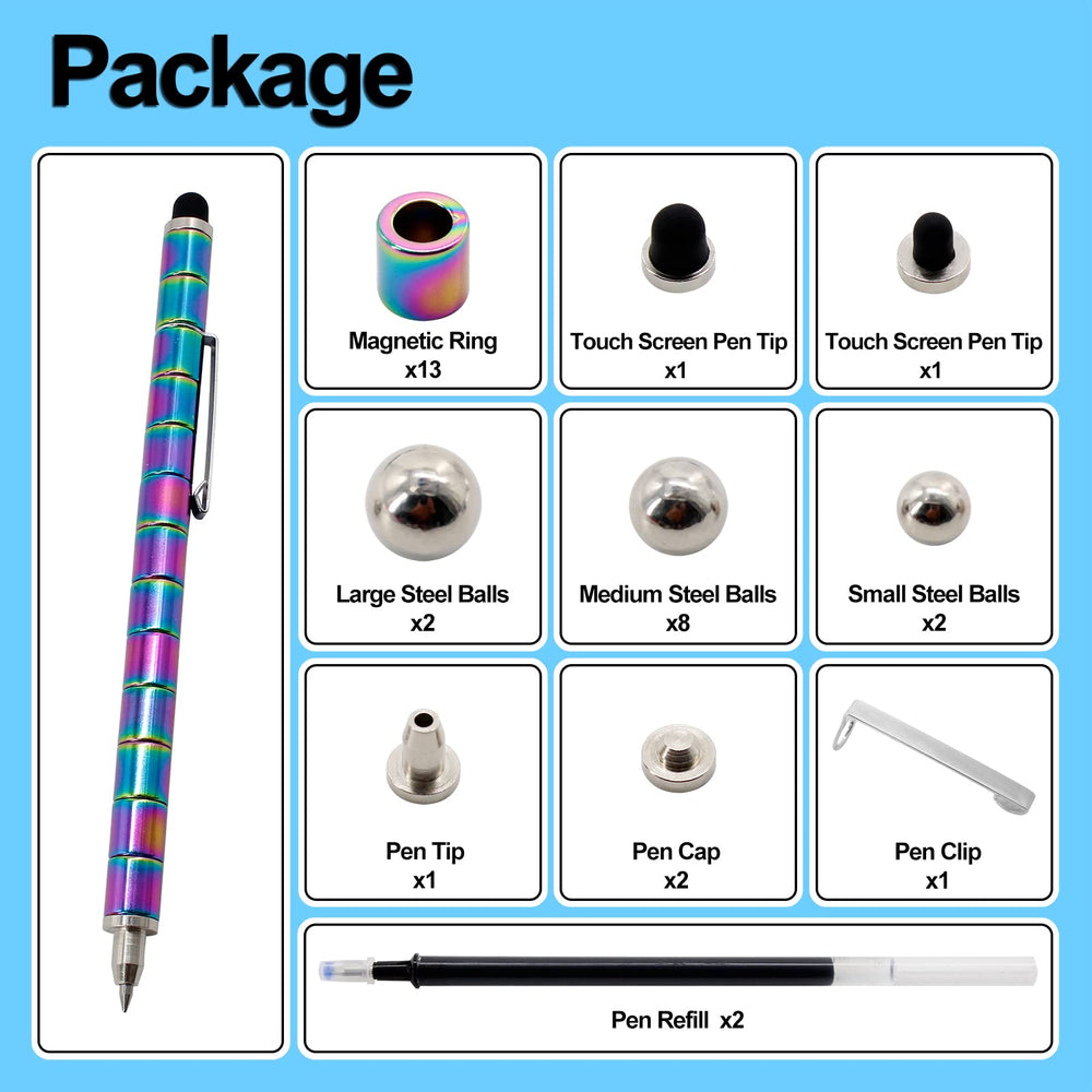 TTzycc magnetic pen 2 touch screen tips enable precise digital navigation.