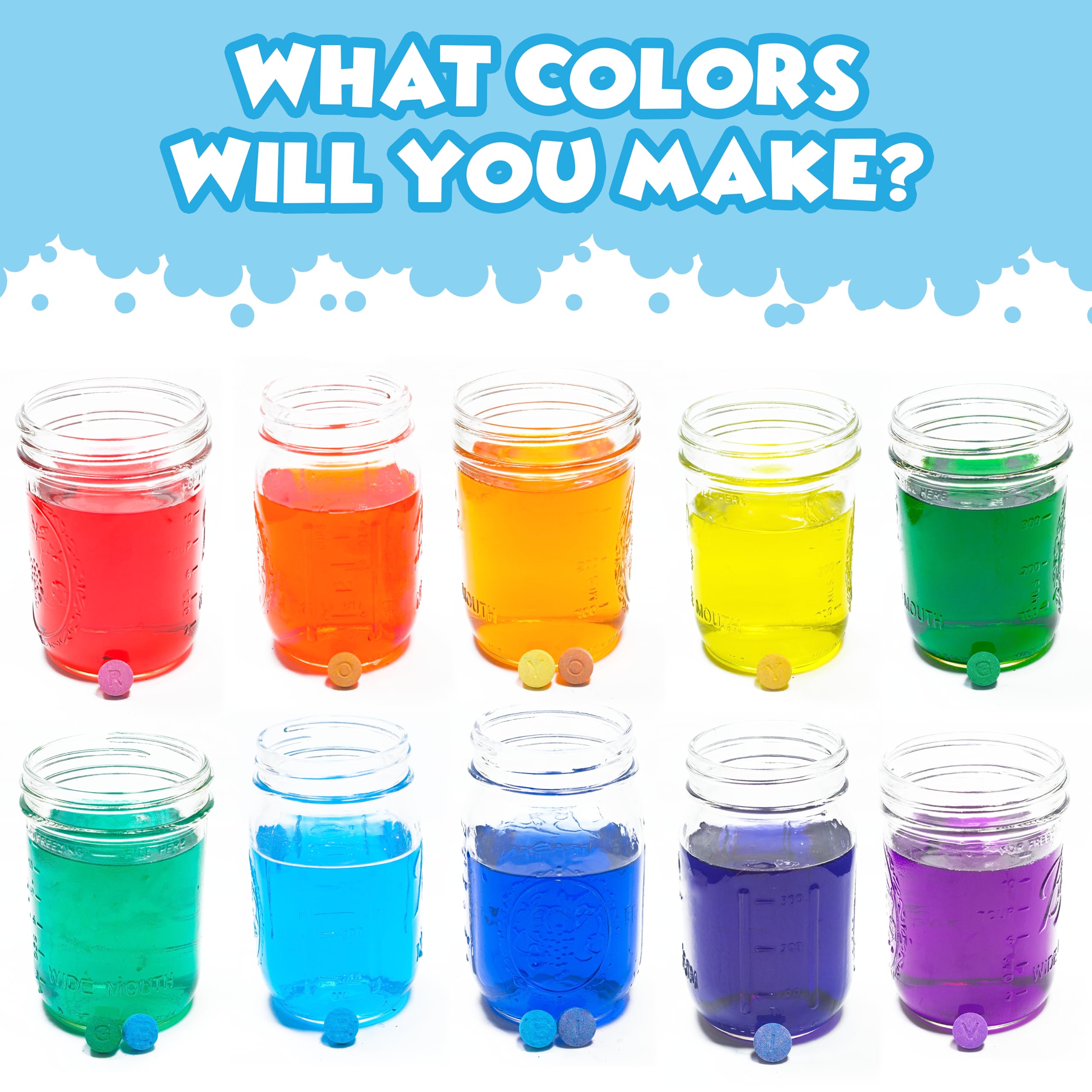 Tub Works Bath Color Fizzies support early color recognition and STEM-inspired play