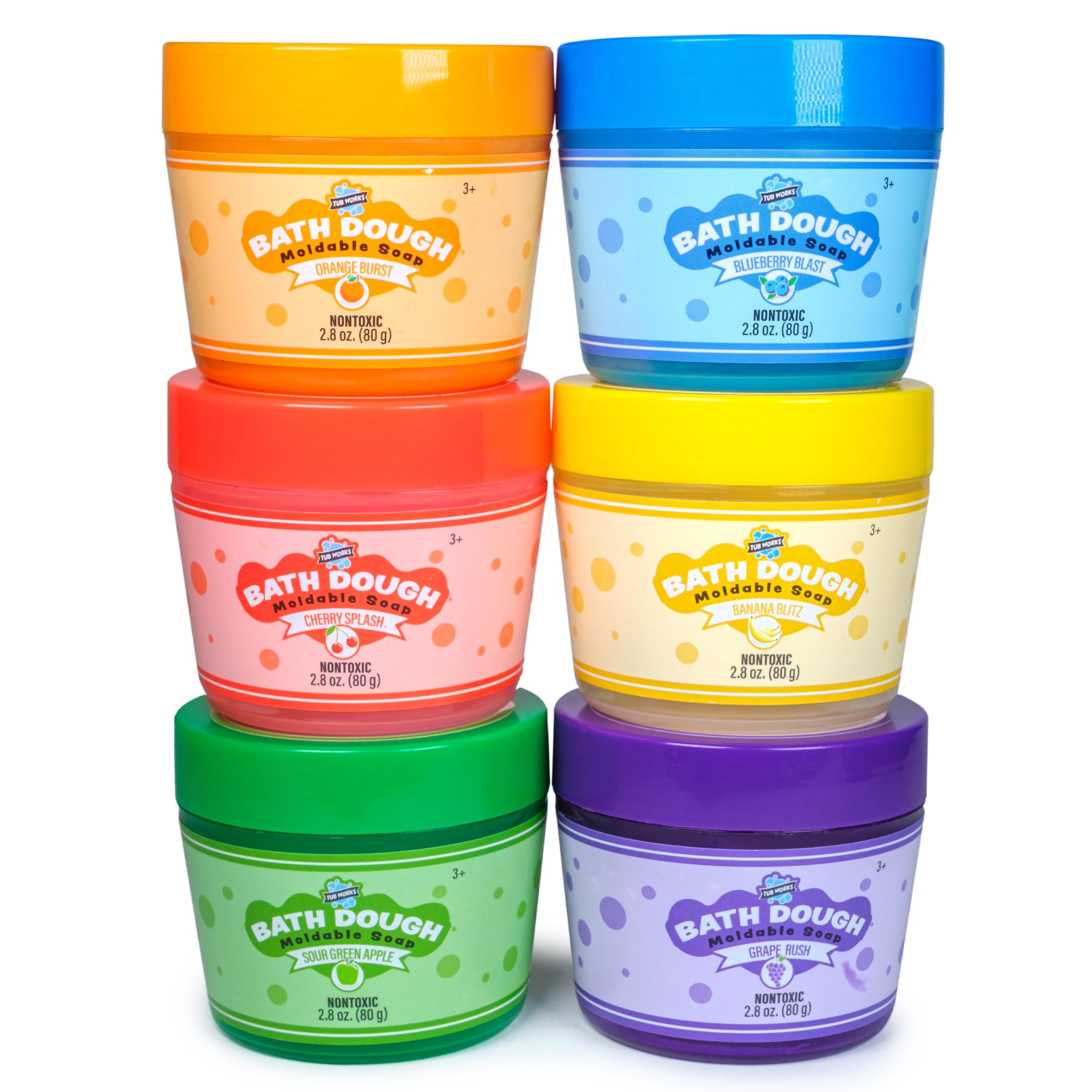 Tub Works Bath Dough soft texture supports safe, tactile play